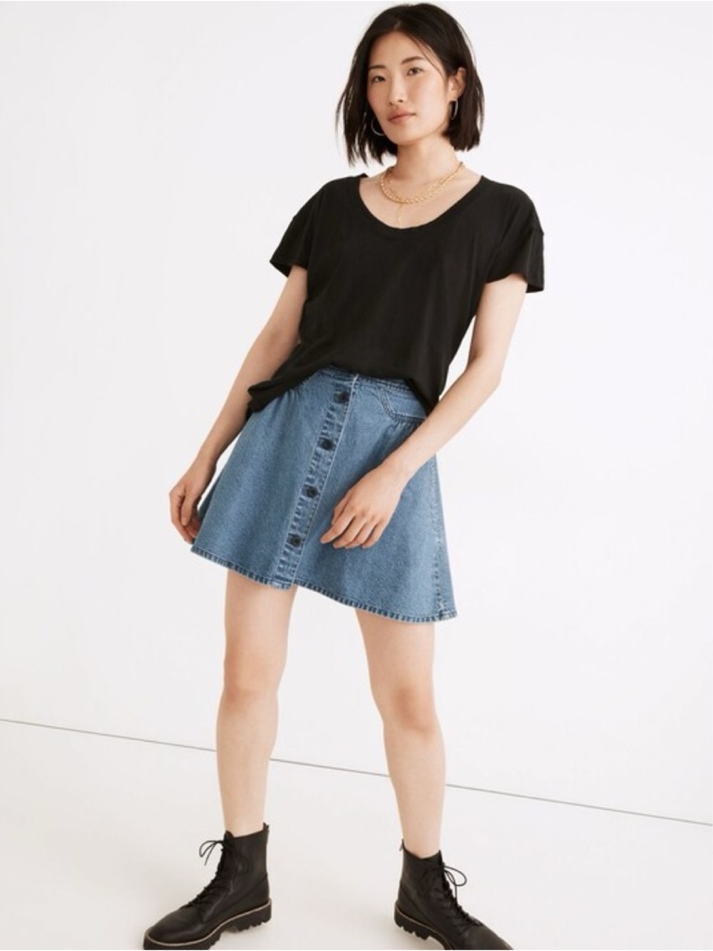Madewell | Whisper Cotton Scoopneck Tee